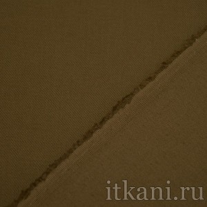 Ткань Костюмная оливково-коричневого цвета "Эвелин" 1032 - фото 3