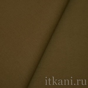 Ткань Костюмная оливково-коричневого цвета "Эвелин" 1032 - фото 2