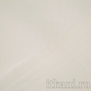 Ткань Костюмная белого цвета в полоску "Кейт" 1064 - фото 2