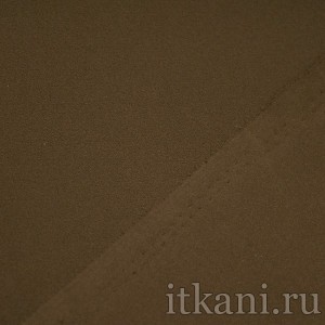 Ткань Костюмная темно-коричневого цвета "Люси" 1077 - фото 3