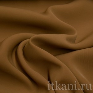 Ткань Костюмная коричневого цвета "Лидия" 1078 - фото 2
