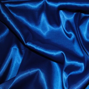 Ткань Атлас стрейч плотный Синий i270 - фото 4