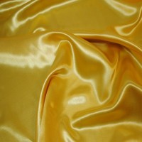Ткань Атлас  плотный Желтый