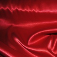 Ткань Атлас стрейч плотный Красный