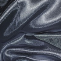 Ткань Креп-сатин "Темное серебро"