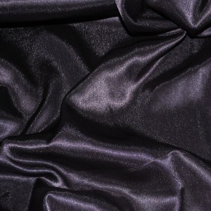 Ткань Креп-сатин "Темно-сиреневый" i370 - фото 2