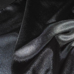 Ткань Креп-сатин "Черненое серебро" i371 - фото 2
