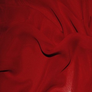 Ткань Шифон "Красный" i217